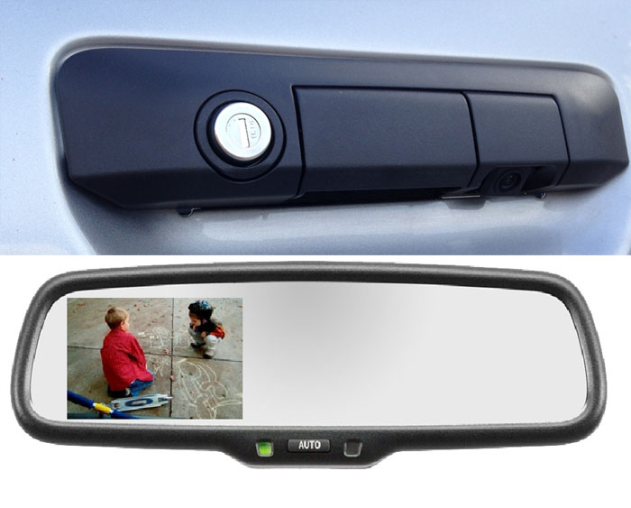 2010 - 2013 Toyota® Tacoma Backup Camera, Gentex Mirror Monitor