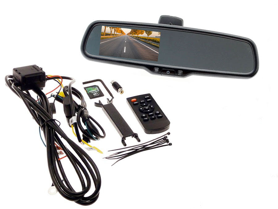 Universal 4.3 Inch FULL HD DVR rear view mirror monitor – Camera