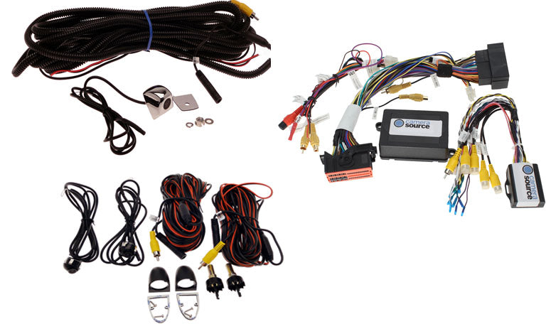 Front and Side Camera Kit for Factory Display, Fits 2013-2018 RAM