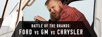 Comparing the "Big Three": Ford versus Chrysler versus GM