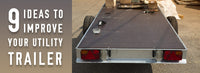 9 Utility Trailer Tailgate Ideas
