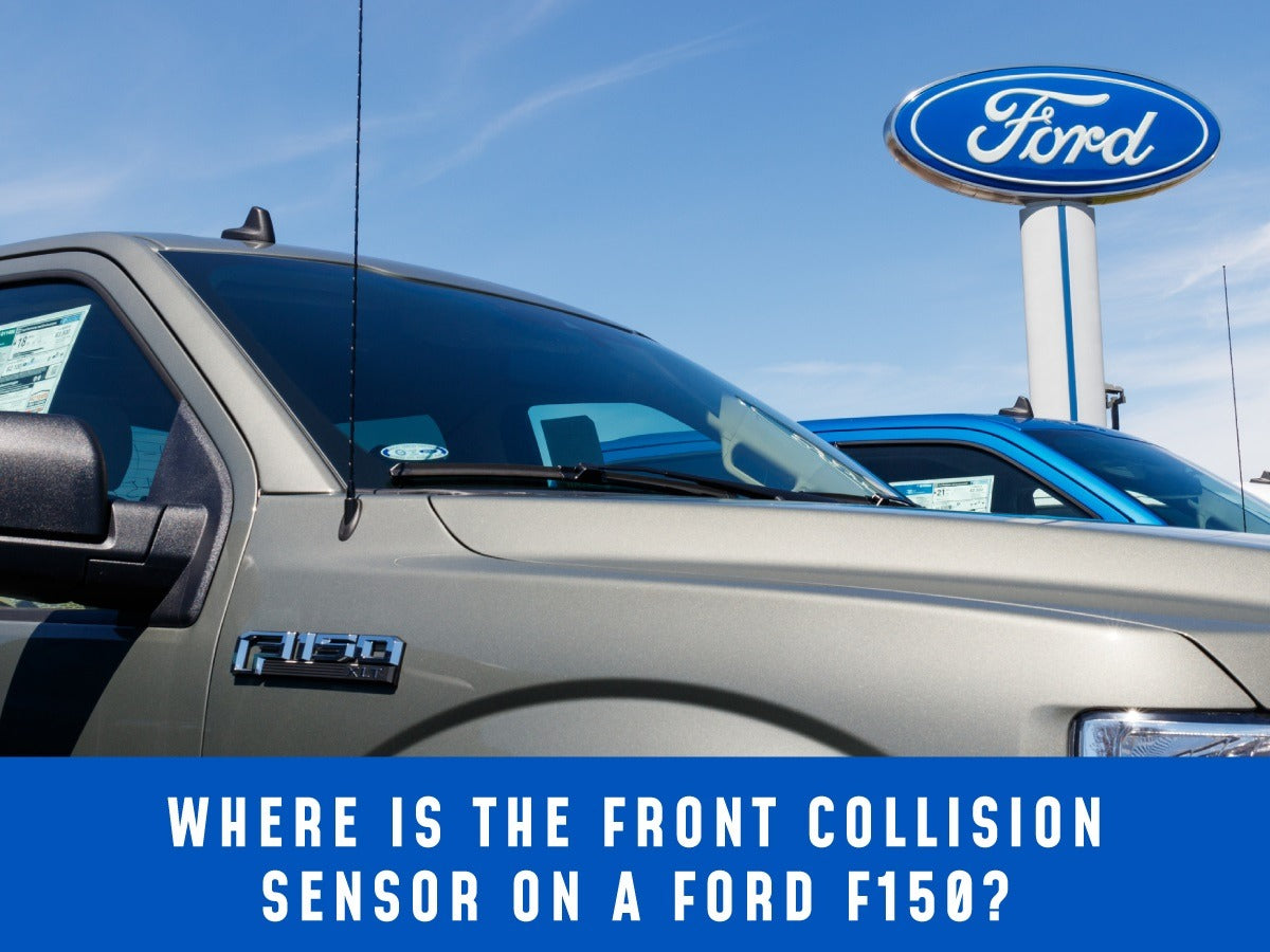 Where is the Front Collision Sensor on a Ford F150?
