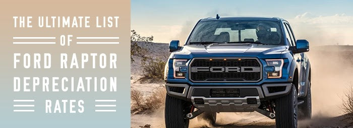 The Ultimate List of Ford Raptor Depreciation Rates