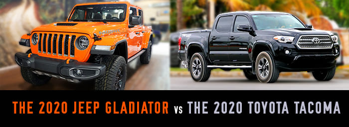 2020 Jeep Gladiator vs. 2020 Toyota Tacoma: Which Is Better?
