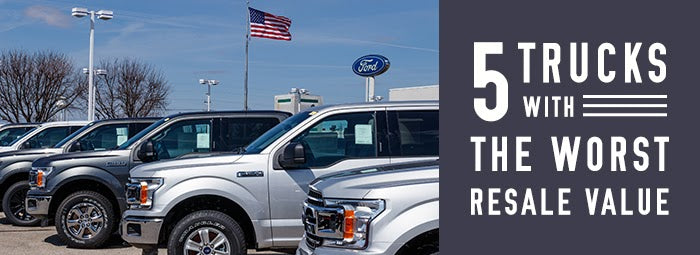5 Trucks With the Worst Resale Value