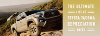 Toyota Tacoma Depreciation Rates Ultimate List