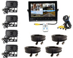10" High Definition Quad Screen + 4 AHD Camera -Complete System