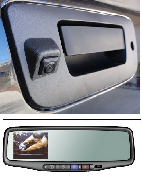 Premium Backup Camera Kit w/ Video Mirror Fits 2007-2013 GM® Silverado, Sierra