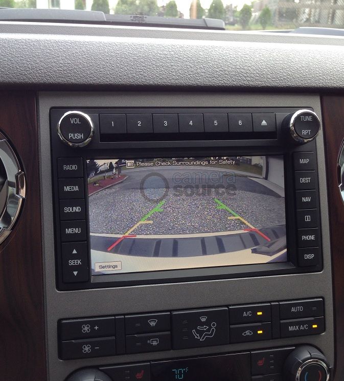 Front Grille Camera System for Universal Display fits Ford® Super Duty