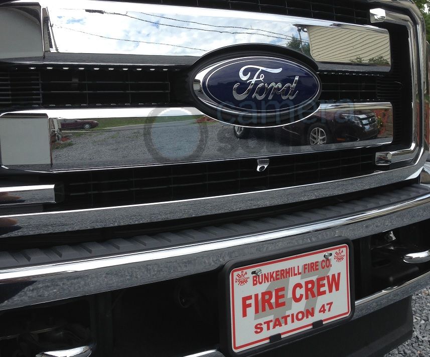 Grille Mount Front Camera Kit for 8" Display, Fits 2013-16 Super Duty