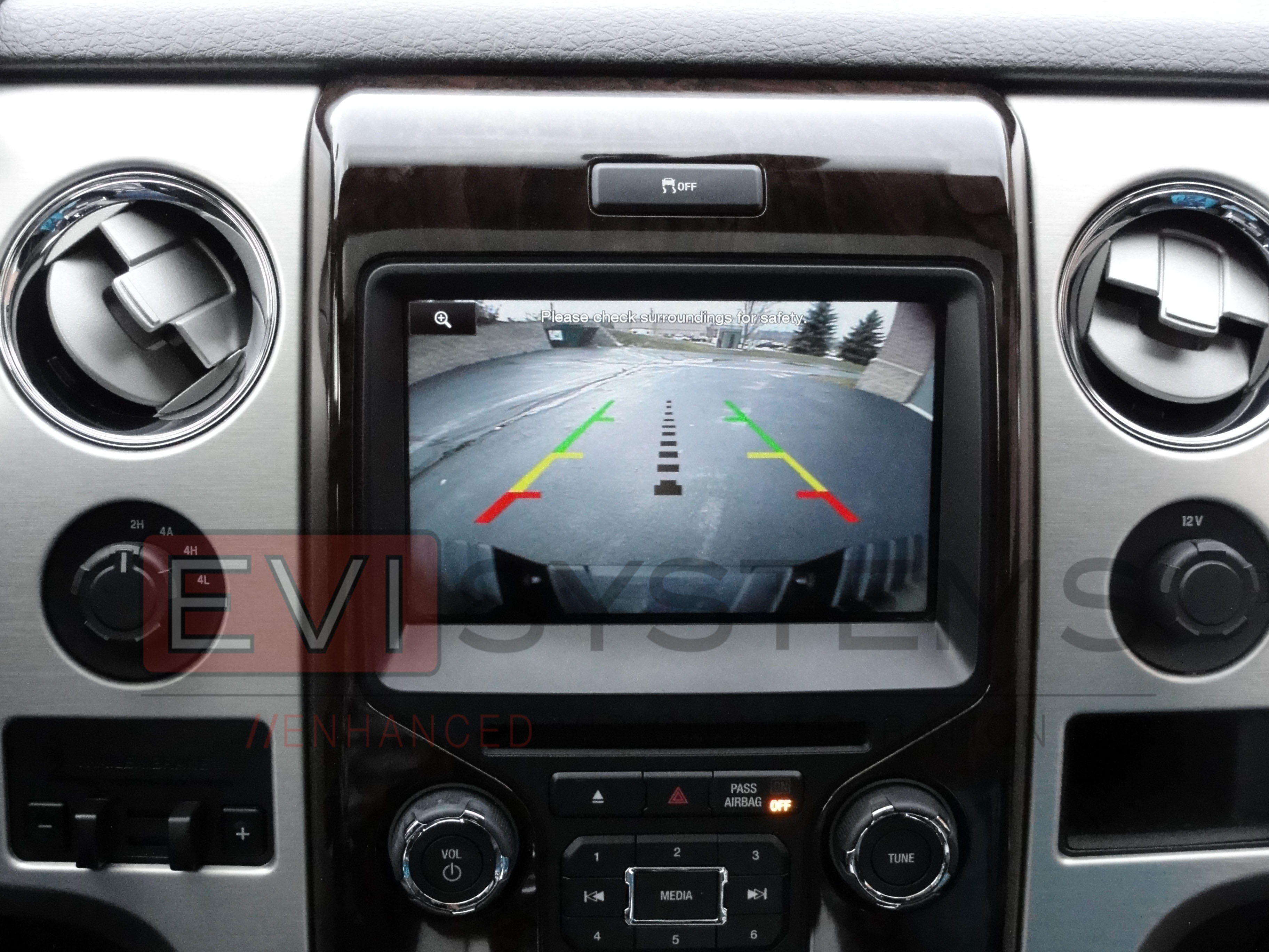 Front, Rear, and Side Camera Kit for 8" SYNC 2 Display, Fits 2013-16 Super Duty