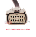 Plug-Play Rear Flush Mount Cam Kit, Fits F150