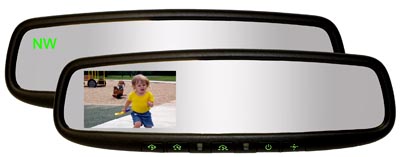 OEM Grade Camera Kit with Gentex® 3345 Homelink® Mirror Fits 2007-2009 Tundra®