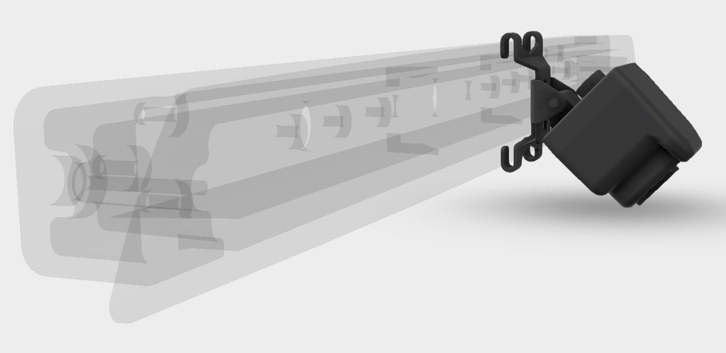 Factory digital mirror camera relocation kit for 2019-26 GM Trucks w/ topper-Camera Included