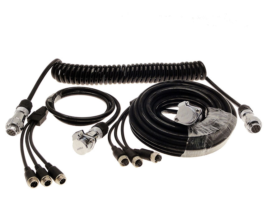 Fifth Wheel Backup Cam Quick Disconnect Harness for 3 cams