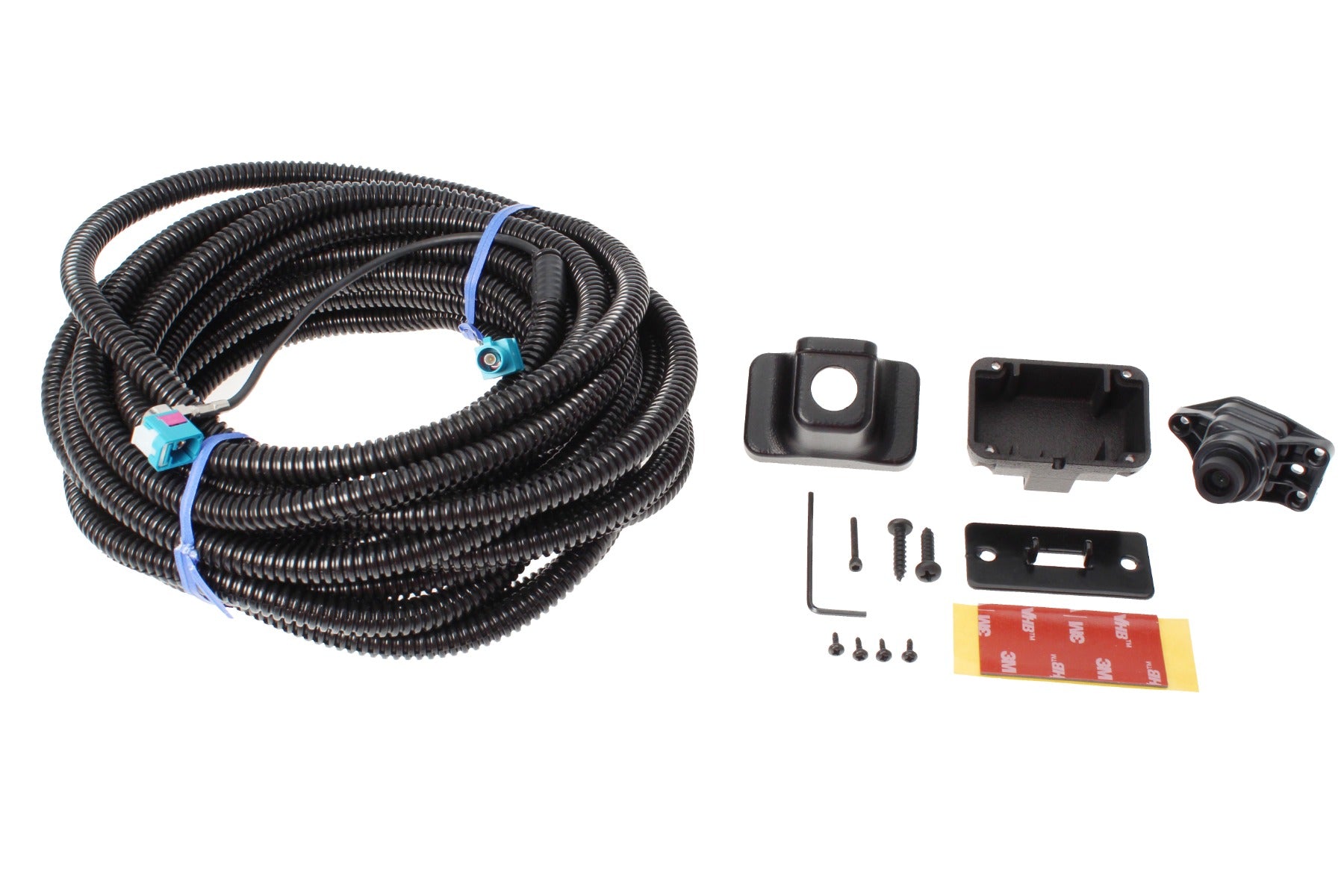 Factory digital mirror camera universal relocation kit for 2021-25 RAM HD, Universal bracket-Camera Included