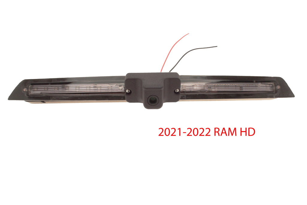 Factory digital mirror camera relocation kit for 2021-27 RAM HD, LEER Topper-Camera built in
