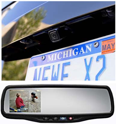 Rear View Camera with Video Mirror Fits 2007-2014 Tahoe Yukon Suburban
