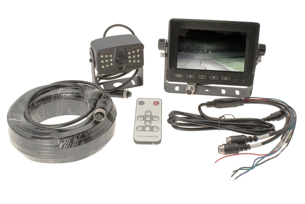 5" Commercial Grade Monitor, White LED Commercial Camera