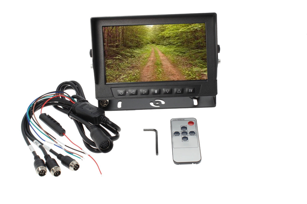 UTV Dual Mount Camera with 7" Waterproof Monitor