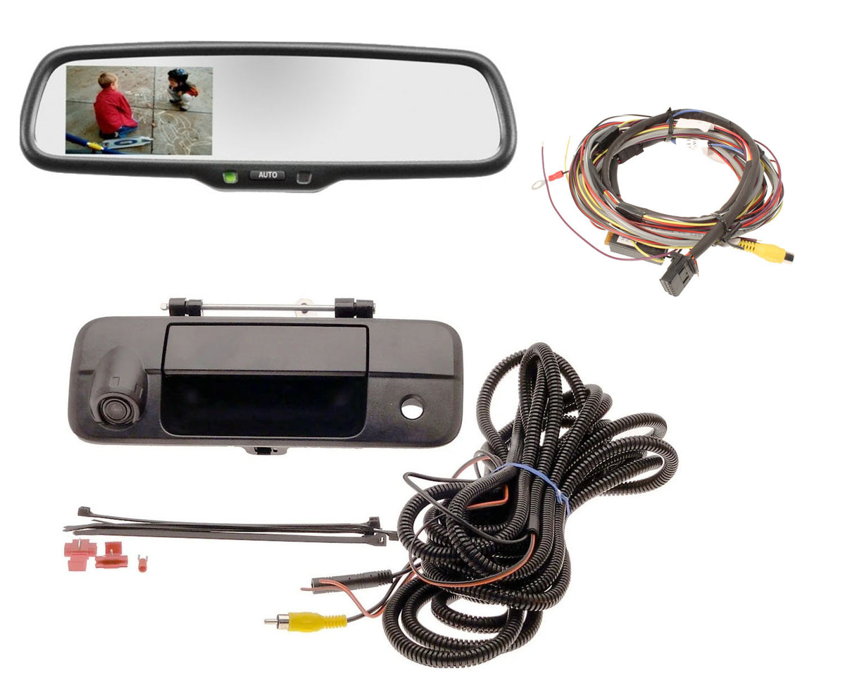 Camera Kit OE fit, Full Harness, with Gentex® Mirror fits 2010-2013 Tundra®