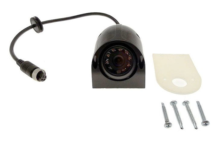 7" Quad Screen High Definition trailer camera kit with DVR - 1 AHD rear cam, 2 AHD side cams