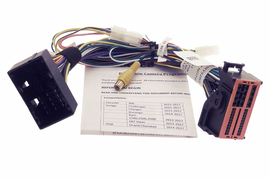 Backup Camera Kit for Factory Display, Fits Durango, Challenger, Charger, 300C