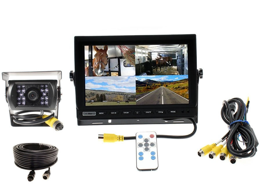 EVI Systems-10" High Definition Quad Screen + 1 AHD AUDIO Camera -Complete System
