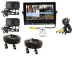 10" High Definition Quad Screen + 2 AHD Camera -Complete System