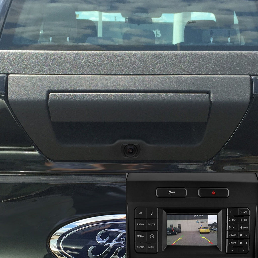 OEM Handle with Camera Kit fits 2015-2018 Ford® F-150 w/ 4.2" Factory Display- Interface Module Included