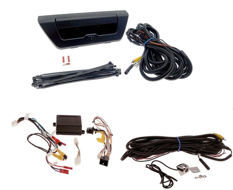Surface Mount Front and OEM Tailgate Handle Camera Kit for 4.2" Display, Fits 2015-2018 F150