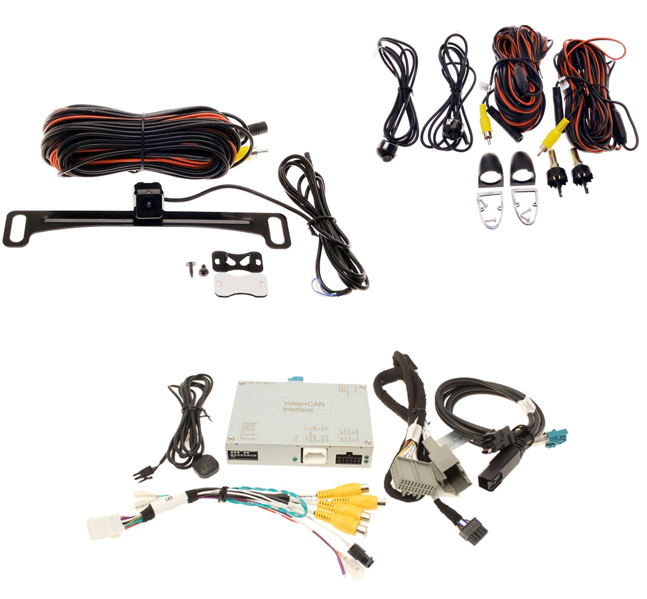 Front and Side Camera Kit for 7" IOB Display, Fits 2016-2018 GM®