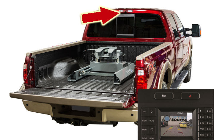3rd Brake Light Cam for Trucks w/ Factory camera &  4.2 Display, Fits 2017-22 Super Duty