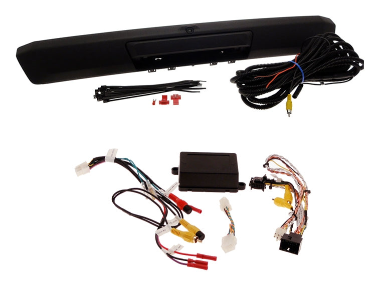 Backup Camera in OEM Handle for 4.2" MyFord® Display, Fits 2017+ Super Duty