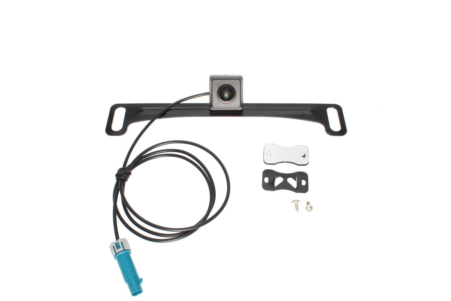 License Plate, Mini Mount LVDS Camera, Fits 2021-2024 RAM Heavy Duty Trucks-12" Display