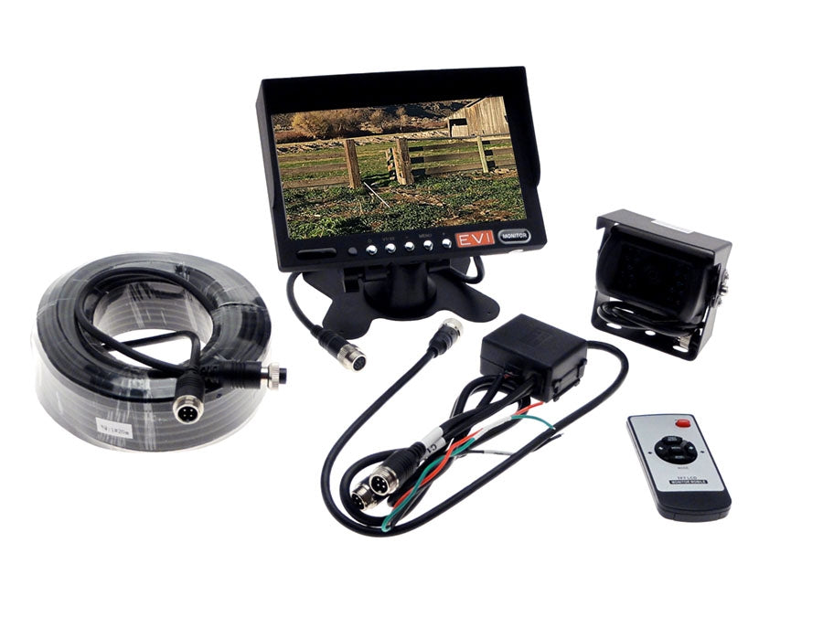 Heavy Duty 5th Wheel, Trailer, Camper Camera Kit with 7" AHD Monitor-Disconnect included
