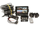 7" Quad Screen High Definition trailer camera kit - 1 AHD rear cam, 2 AHD side cams-DEMO