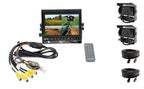 7" Quad High Definition Screen with DVR + 2 AHD Camera System
