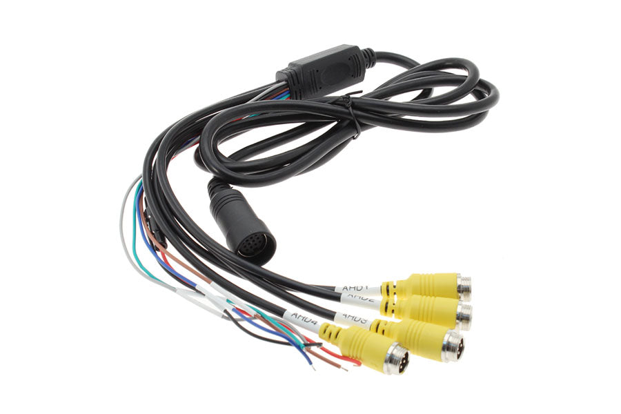 7" Quad High Definition Screen with DVR