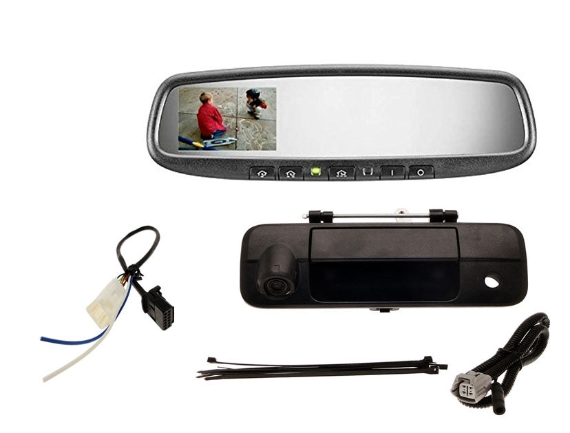 OEM Grade Camera Kit with Gentex® 3345 Homelink® Mirror Fits 2007-2009 Tundra®