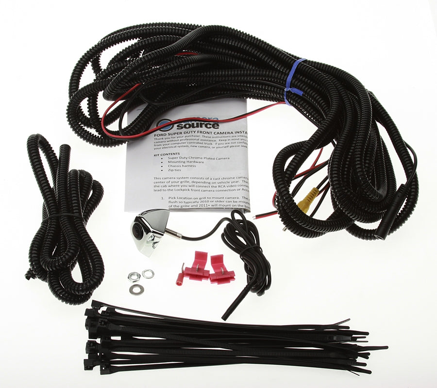 Front and Side Camera Kit for 8" Display, Fits 2013-16 Super Duty