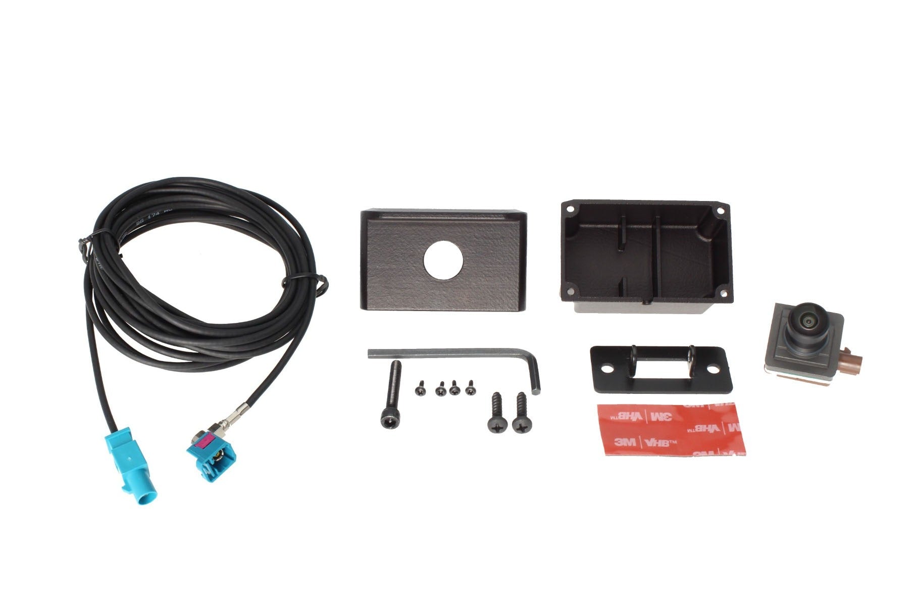 Adjustable Relocation kit for factory tailgate camera fits 2024 Ford Ranger w/360 view-Camera included
