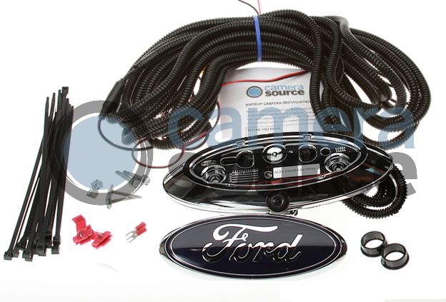 Front Grille Emblem Camera Kit for Universal Monitors fits Ford® F150, Explorer, Edge, Super Duty*
