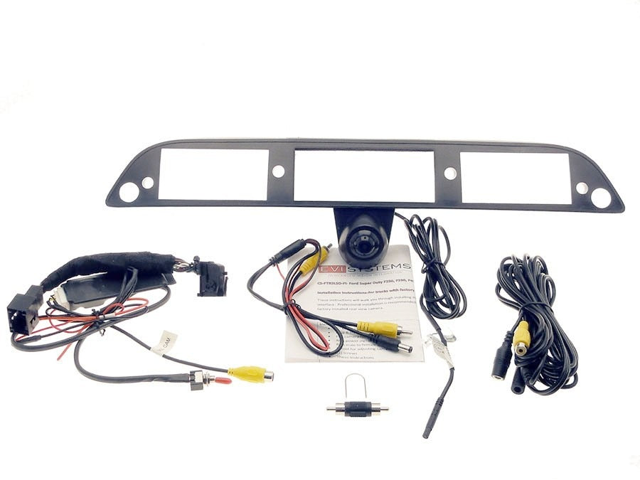 Camera Source-3rd Brake Light Camera Compatible with 2015-2019 F150 Trucks With Factory tailgate camera and 4.2" Display