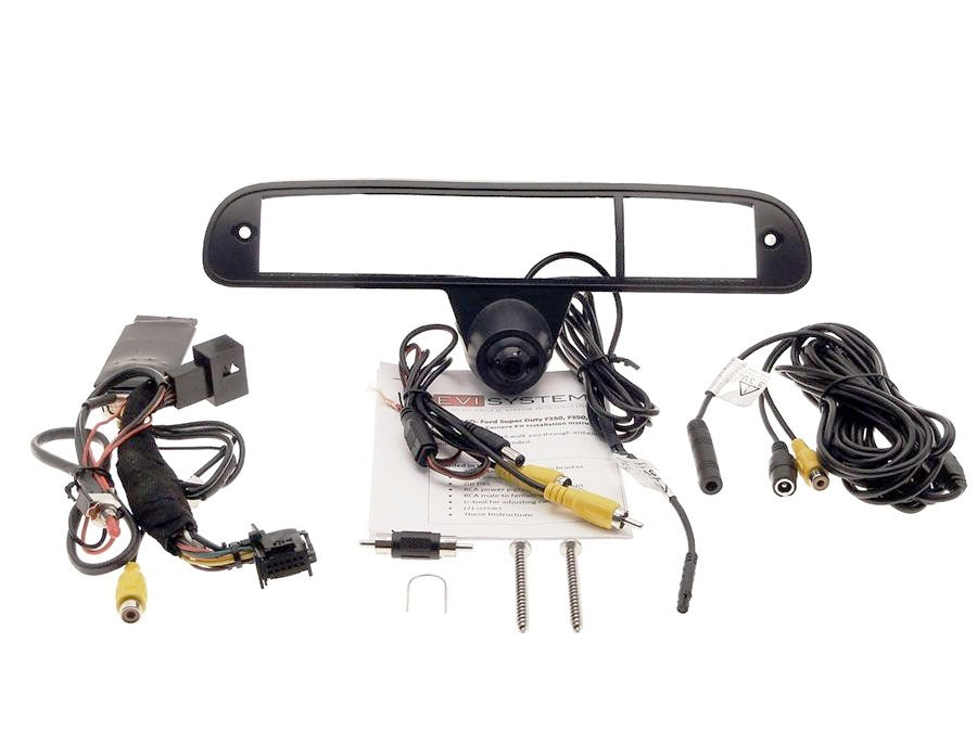 OE Fit 3rd Brake Light Camera Kit fits 2013-2016Ford® Super Duty Trucks w/ Factory Camera and 4.2" Factory Display