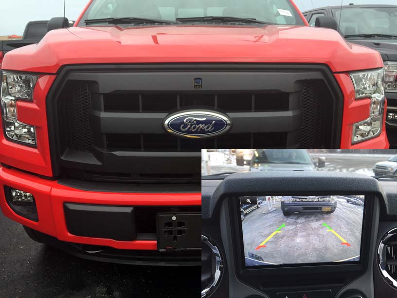Surface Mount Front Camera Kit for 8" Displays, Fits 2015 F150