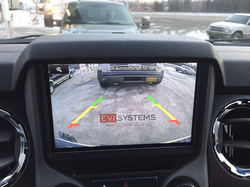 Surface Mount Front, Side, and OEM Tailgate Handle Camera Kit For 8" Display, Fits 2015 F150