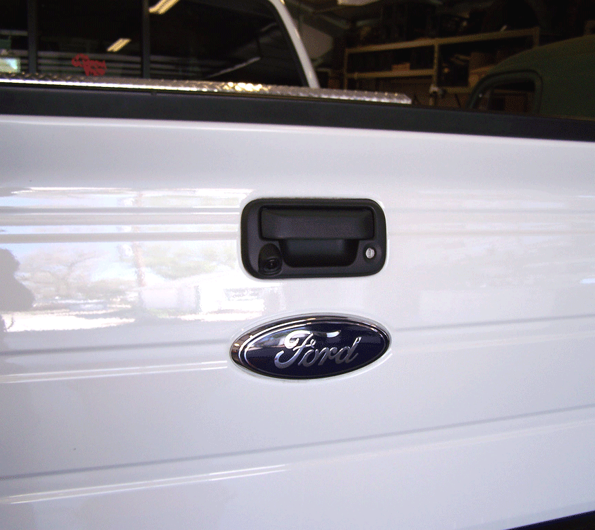 Chrome Tailgate Handle Back Up Camera for RCA Display Fits 2004-2014 F-150, Super Duty*