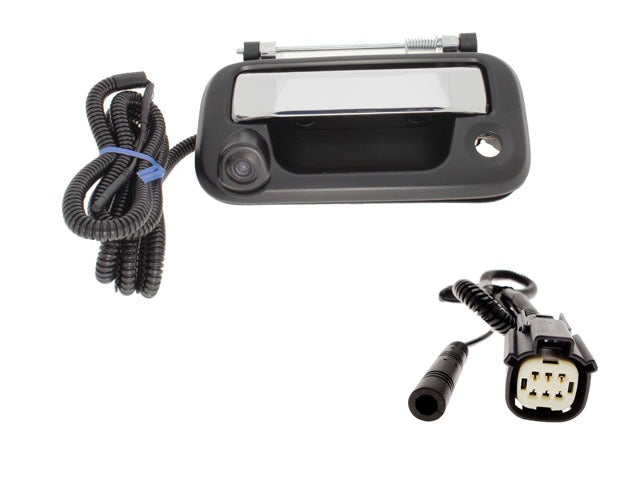 Plug & Play Tailgate Handle Replacement Camera For 2008-2014 F-150-Chrome