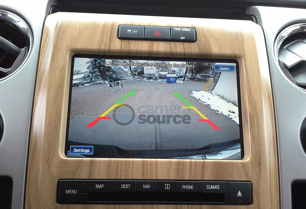 Plug & Play Tailgate Handle Replacement Camera For 2008-2014 F-150-Chrome